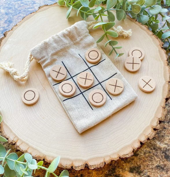 Wood Tic Tac Toe Game by Treefort Toys. Vancouver Island View Gift Guide