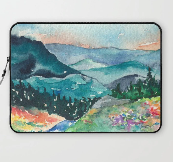 Scenic Macbook Pro Case by Brazen Design Studio. Made in BC Gift Guide by Vancouver Island View