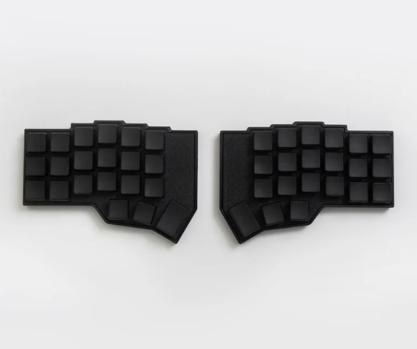 Wireless split ergonomic mechancial keyborad by Keyclicks. Made in BC Gift Guide by Vancouver Island View