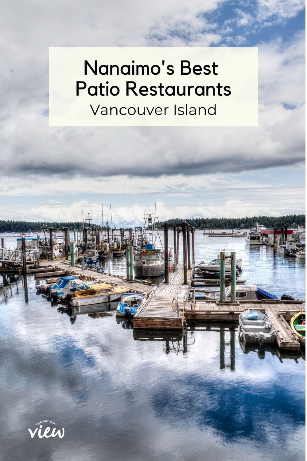 Best patio restaurants in Nanaimo. Vancouver Island View