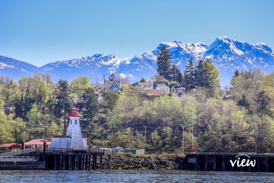 The Port Alberni Inlet on Vancouver Island. Vancouver Island View