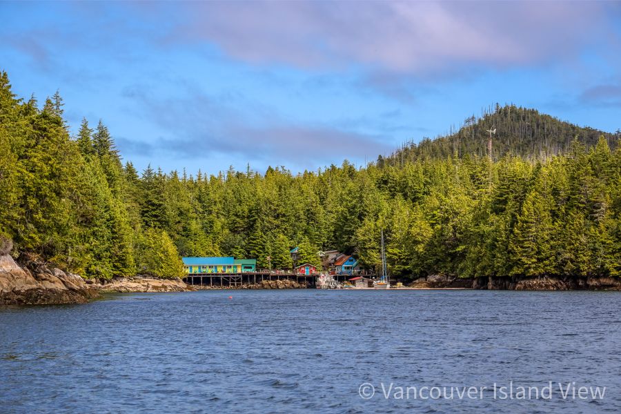 The lone resort at God's Pocket PMP. Vancouver Island View