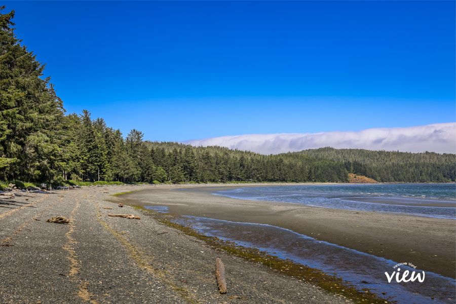 Storey's Beach in Port Hardy. Vancouver Island View