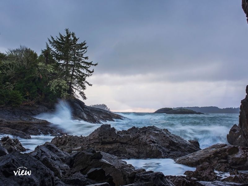 Ucluelet storm watching. Vancouver Island View